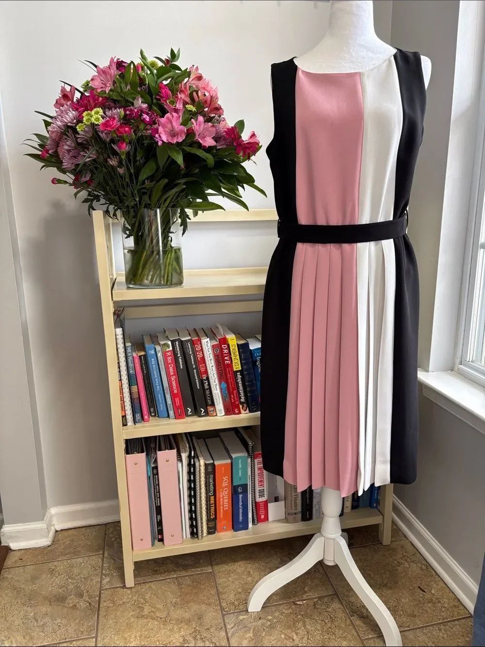 Kate Spade ♠️ Neapolitan Pleated Dress